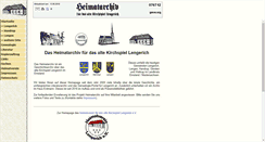 Desktop Screenshot of heimatarchiv.de